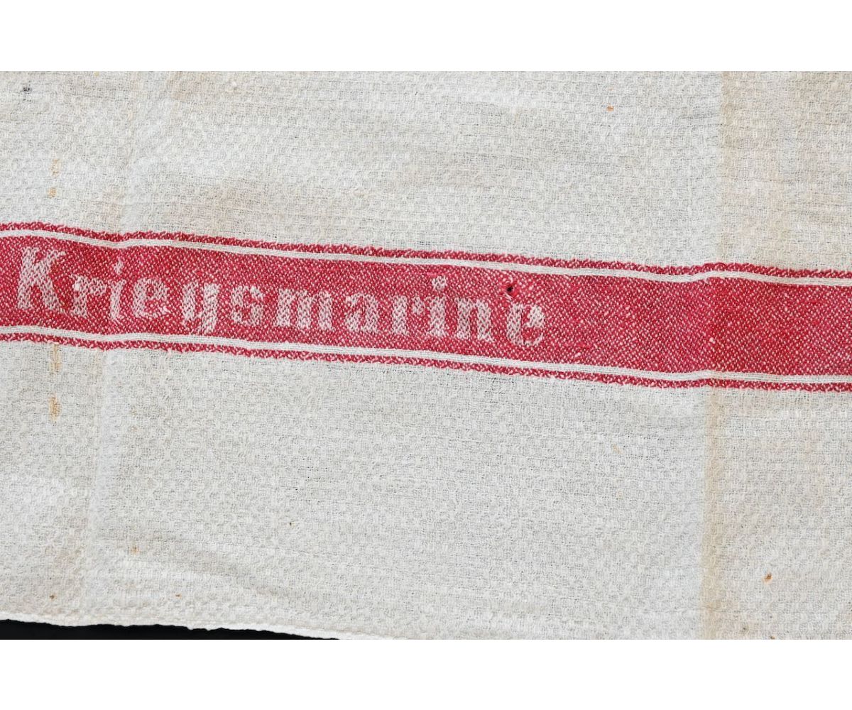 Ea Militaria Red Striped Kriegsmarine Towel